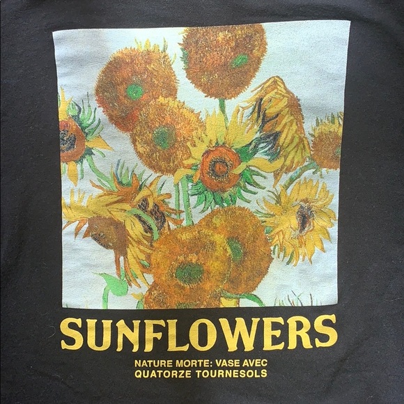 Cropped Sunflower t-shirt - Picture 2 of 2